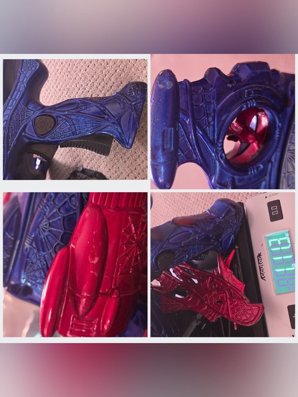 Spidey Web Copter Rare 2003 Toy Biz With 1992 Spiderman Action Figure - Picture 8 of 16